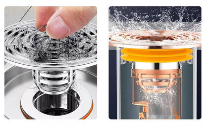 Round Floor Drain Core With Filter Mesh