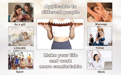 Wooden Massage Stick